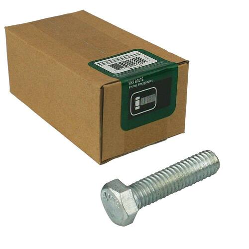 Hex Bolt 3/8 in.-16 x 1 in. Zinc Plated 25-Pack