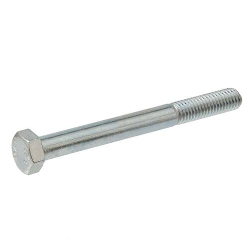 Hex Head Cap Screw M10-1.25x100mm Zinc External Hex Drive 1-Piece