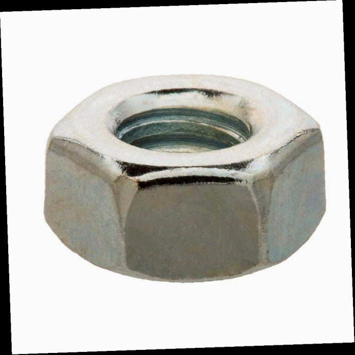 Hex Nuts, 1/2, in.-13 tpi Zinc-Plated Hex Nut, (25-Pieces)
