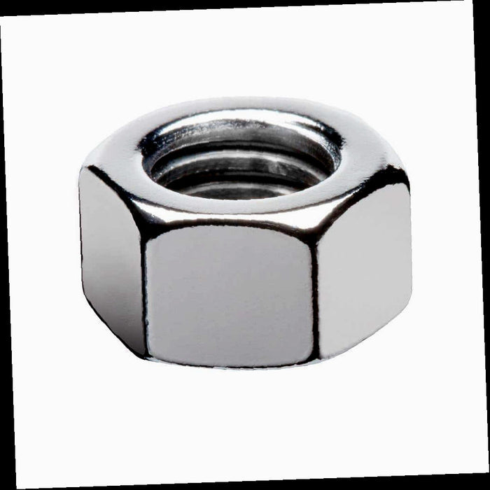 Hex Nuts, 1/4, in.-20 Chrome Hex Nut, (6-Pack)