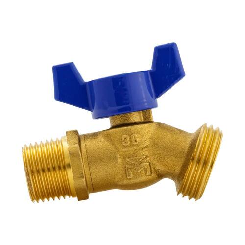 Hose Bibb Valve Brass MIP 1/2 in.