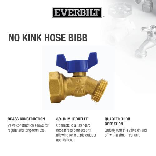 Female Hose Bibb Brass 3/4 in.