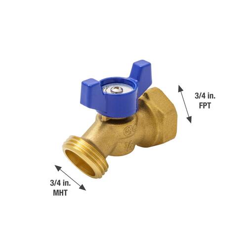 Female Hose Bibb Brass 3/4 in.