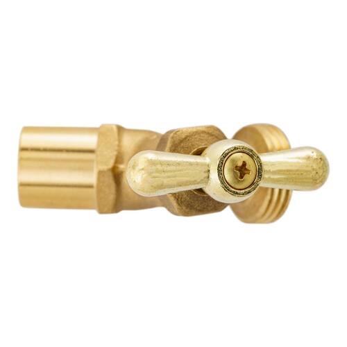 Brass Hose Bibb 1/2 in. x 3/4 in. Sweat or FTG