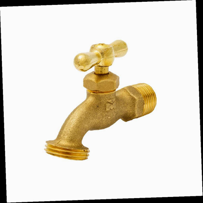 Brass Hose Bibb Valve 1/2 in. x 1/2 in. MIP