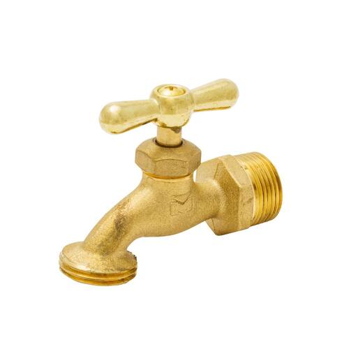 Hose Bibb Brass MIP 3/4 in.