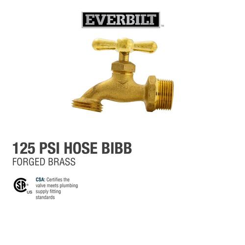 Hose Bibb Brass MIP 3/4 in.