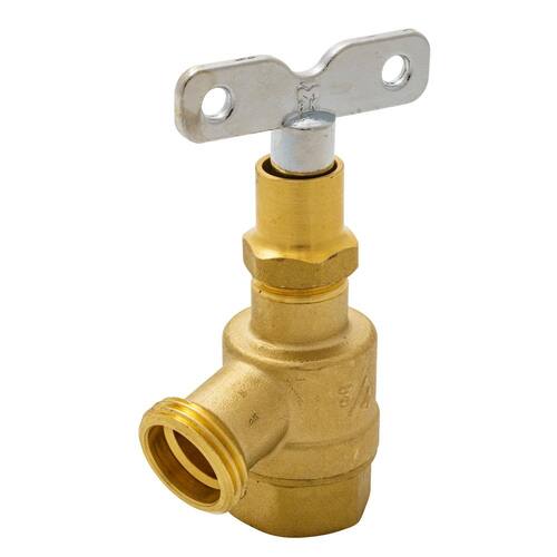 Garden Valve Brass Bent Nose 3/4 in. Loose Key