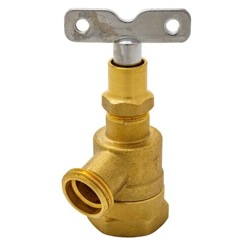 Garden Valve Brass FPT x MHT Bent Nose Loose Key 1 in.