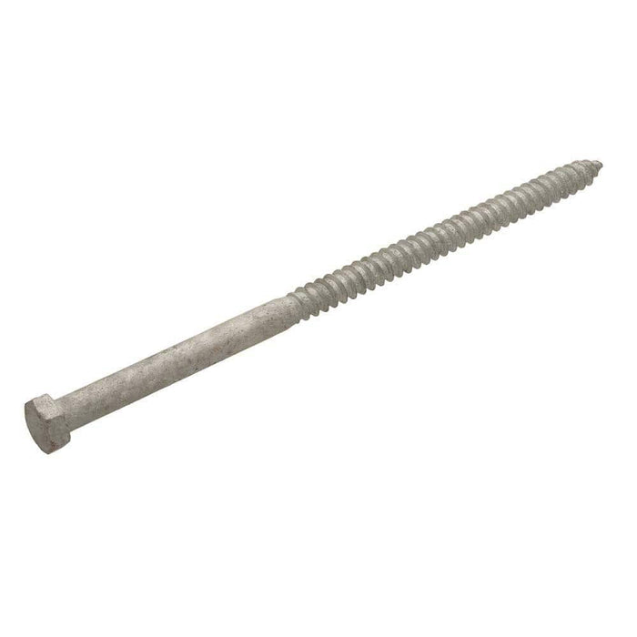 Lag Bolt 1/4 in. x 1-1/4 in. Hex Head Galvanized (100-Pack)