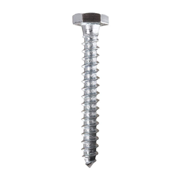 Lag Bolt 1/4 in. x 2 in. Hex Head Zinc Plated (100-Pack) 2