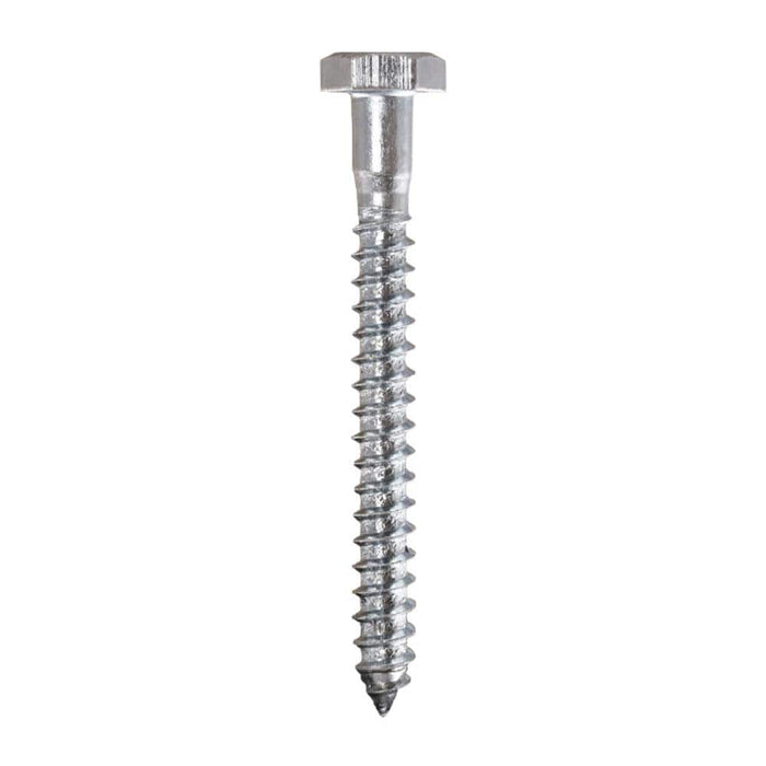 Lag Bolt 1/4 in. x 2-1/2 in. Hex Head Zinc Plated (100-Pack) 2