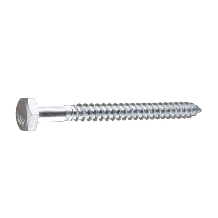 Lag Bolt 1/4 in. x 3-1/2 in. Hex Head Zinc Plated (100-Pack)
