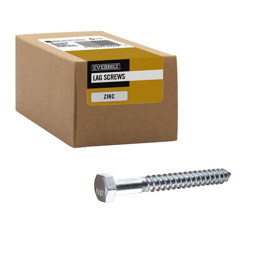 Lag Bolt 5/16 in. x 3-1/2 in. Hex Head Zinc Plated (50-Pack)