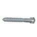 Lag Bolt 3/8 in. x 3-1/2 in. Hex Head Zinc Plated (25-Pack) 4