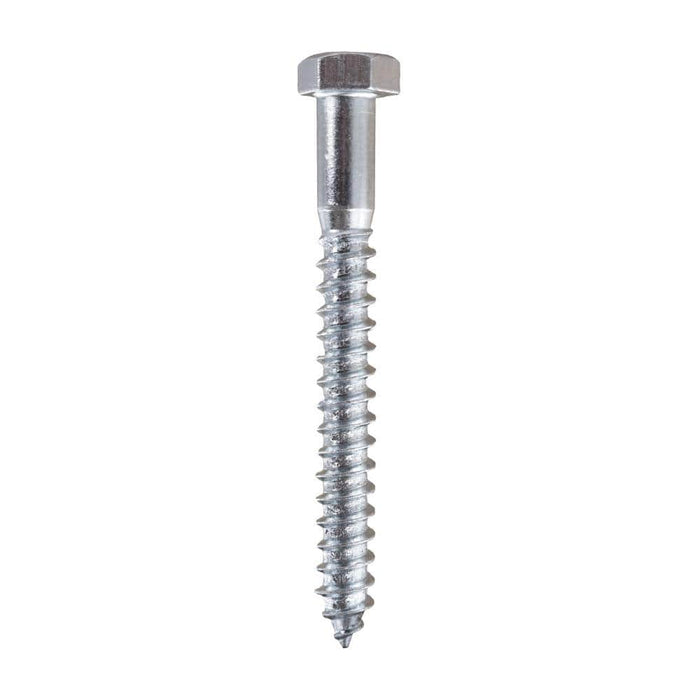 Lag Bolt 3/8 in. x 4 in. Hex Head Zinc Plated (25-Pack) 2