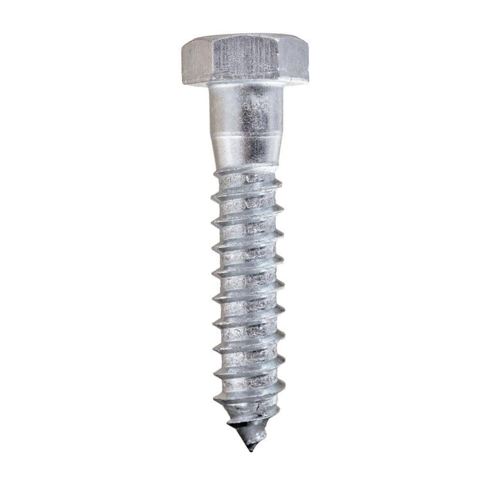 Lag Bolt 1/2 in. x 2-1/2 in. Hex Head Zinc Plated (25-Pack) 2