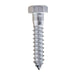 Lag Bolt 1/2 in. x 2-1/2 in. Hex Head Zinc Plated (25-Pack) 2