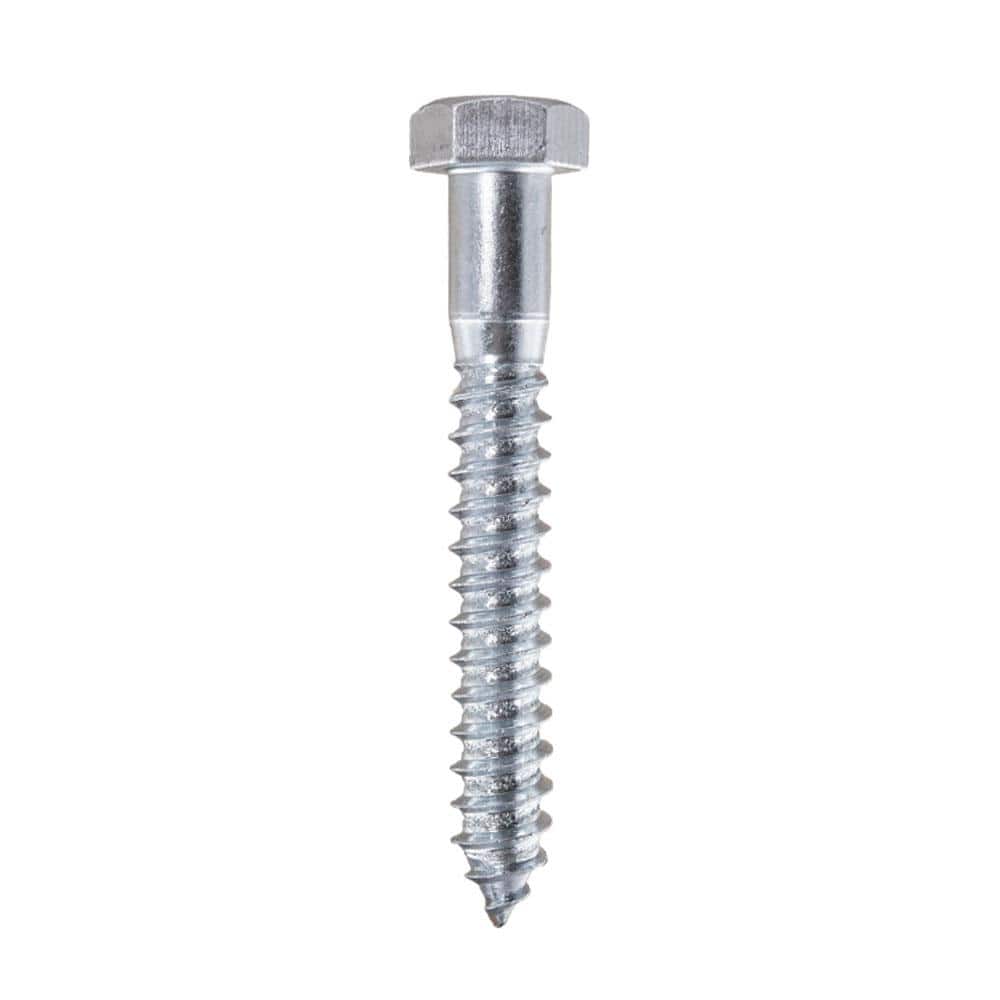 Lag Bolt 1/2 in. x 3-1/2 in. Hex Head Zinc Plated (25-Pack) 2