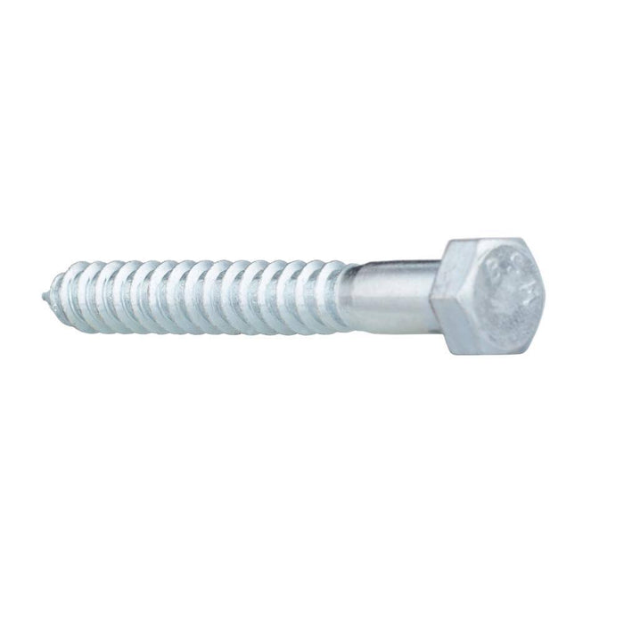 Lag Bolt 1/2 in. x 4 in. Hex Head Zinc Plated (25-Pack) 4