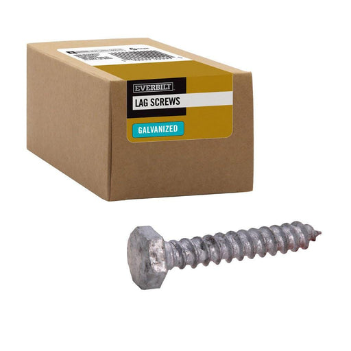 Lag Bolt 1/4 in. x 1-1/2 in. Hex Head Galvanized (25-Pack)