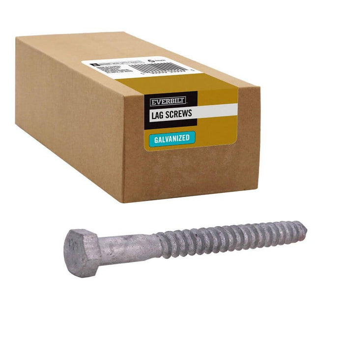 Lag Bolt 3/8 in. x 5 in. Hex Head Galvanized (25-Pack)