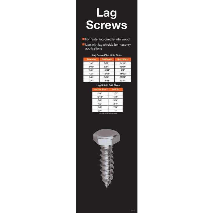 Lag Bolt 1/2 in. x 7 in. Hex Head Zinc Plated (15-Pack) 6