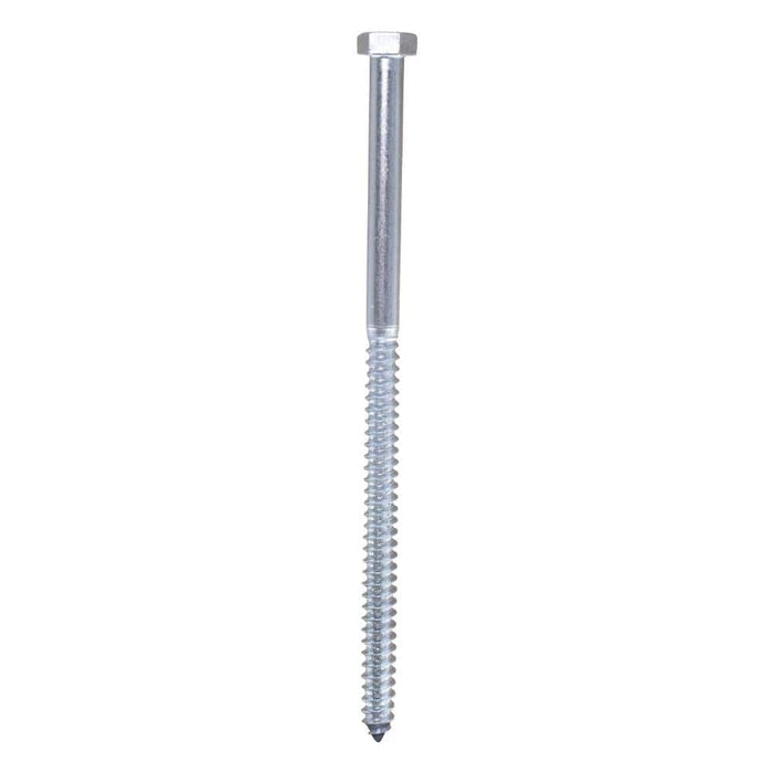 Lag Bolt 1/2 in. x 10 in. Hex Head Zinc Plated (10-Pack) 2