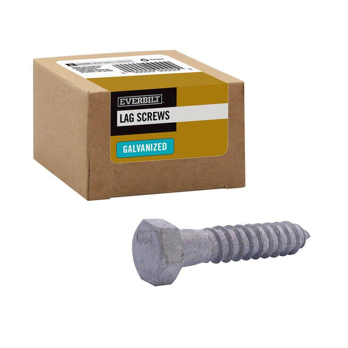 Lag Bolt 1/2 in. x 2-1/2 in. Hex Head Galvanized (25-Pack)