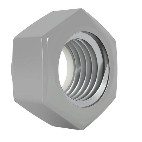 Nylon Lock Nut #10-24 Zinc Plated 100-Pack