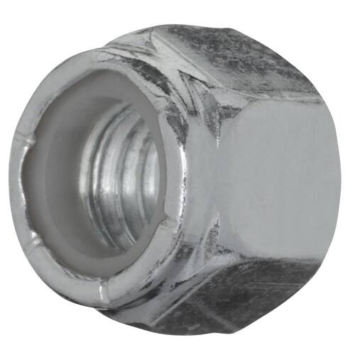 Nylon Lock Nut 3/8 in.-16 Zinc Plated (10-Pack)