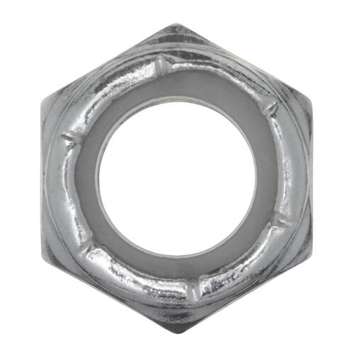 Nylon Lock Nut 3/8 in.-16 Zinc Plated (10-Pack)