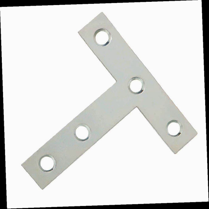 T-Plate Zinc-Plated 3 in. x 3 in. (2-Pack)