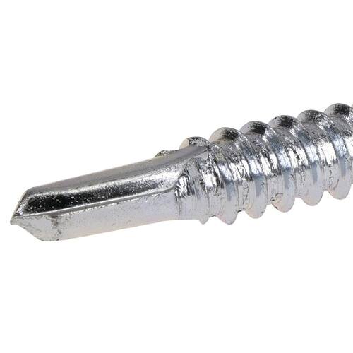 Sheet Metal Screws #12 1 in Hex Head Hex Zinc Plated (110-Pack)