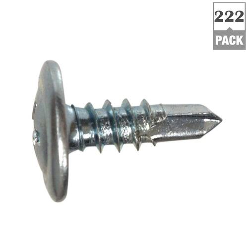 Sheet Metal Screws #8 3/4 in Truss Head Phillips Carbon Steel (222-Pack)