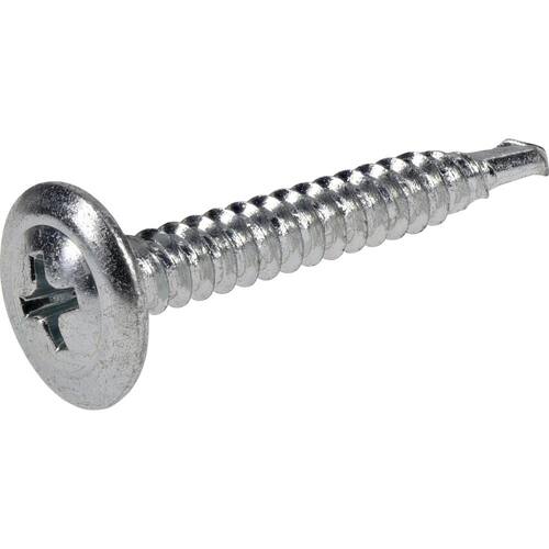 Sheet Metal Screws #8 1-1/4 in Truss Head Phillips Zinc Plated (147-Pack)