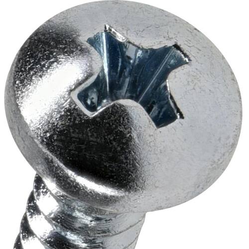 Sheet Metal Screws #10 1 in Pan Head Phillips Zinc Plated (147-Pack)