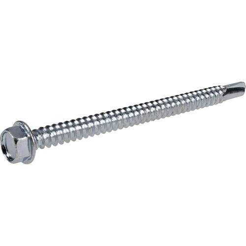 Screw External Hex Flange Hex-Head Self-Drilling 3 in. 1 lb.-Box (45-Piece)