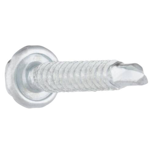 Sheet Metal Screws #10 1-1/4 in Hex Head Hex Zinc Plated (50-Pack)