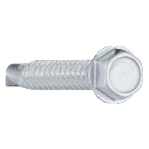 Sheet Metal Screws #12 1-1/2 in Hex Head Hex Zinc Plated (50-Pack)