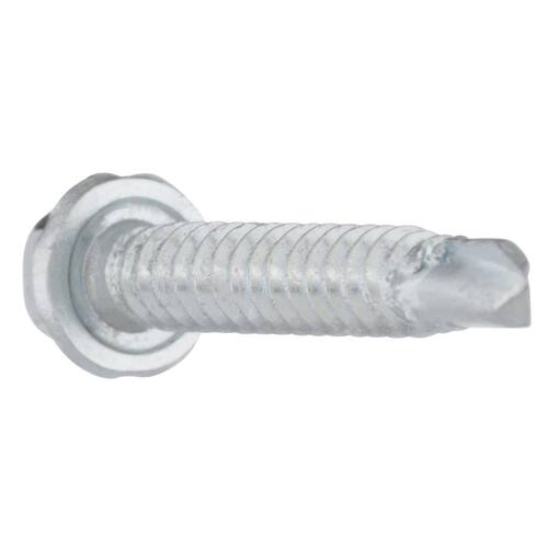 Sheet Metal Screws #12 1-1/2 in Hex Head Hex Zinc Plated (50-Pack)