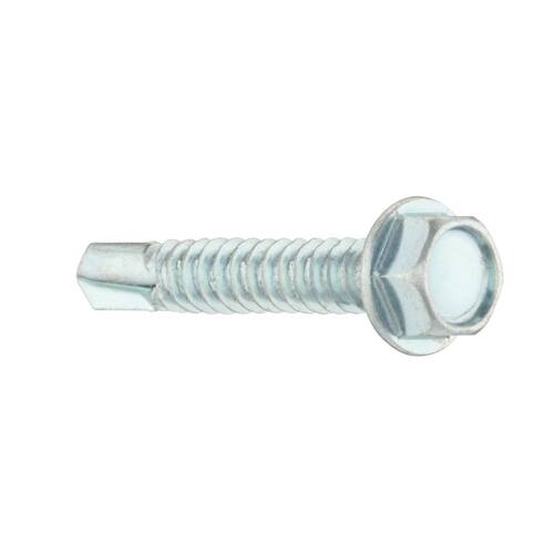 Sheet Metal Screw Hex Head Zinc Plated 1-1/2 in. (25-Pack)