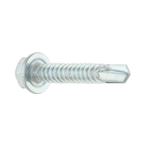 Sheet Metal Screw Hex Head Zinc Plated 1-1/2 in. (25-Pack)