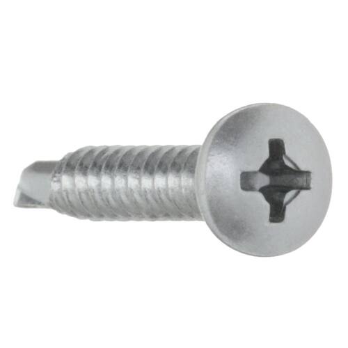 Sheet Metal Screws #8 1-1/2 in Pan Head Phillips Zinc Plated (50-Pack)