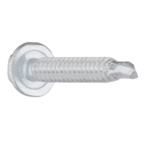 Sheet Metal Screws #10 1-1/2 in Hex Head Hex Zinc Plated (50-Pack)