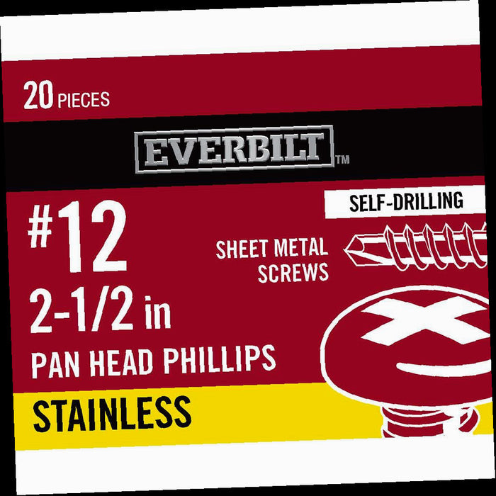 Sheet Metal Screws Phillips Pan-Head 5/8 in. (20-Pack)
