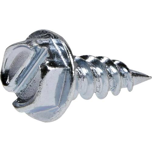 Sheet Metal Screws #8 1/2 in Hex Head Hex Zinc Plated (320-Pack)