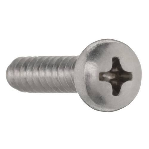 Sheet Metal Screws #10 1 in Pan Head Phillips Stainless (25-Pack)