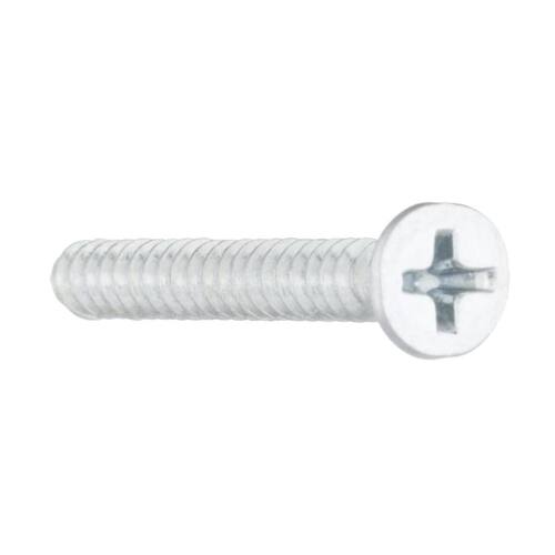 Sheet Metal Screws #8 1-1/2 in Flat Head Phillips Zinc Plated (100-Pack)