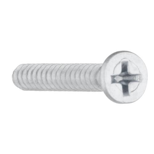 Sheet Metal Screw Phillips Flat Head Zinc Plated #10 x 1-1/2 in. (50-Pack)